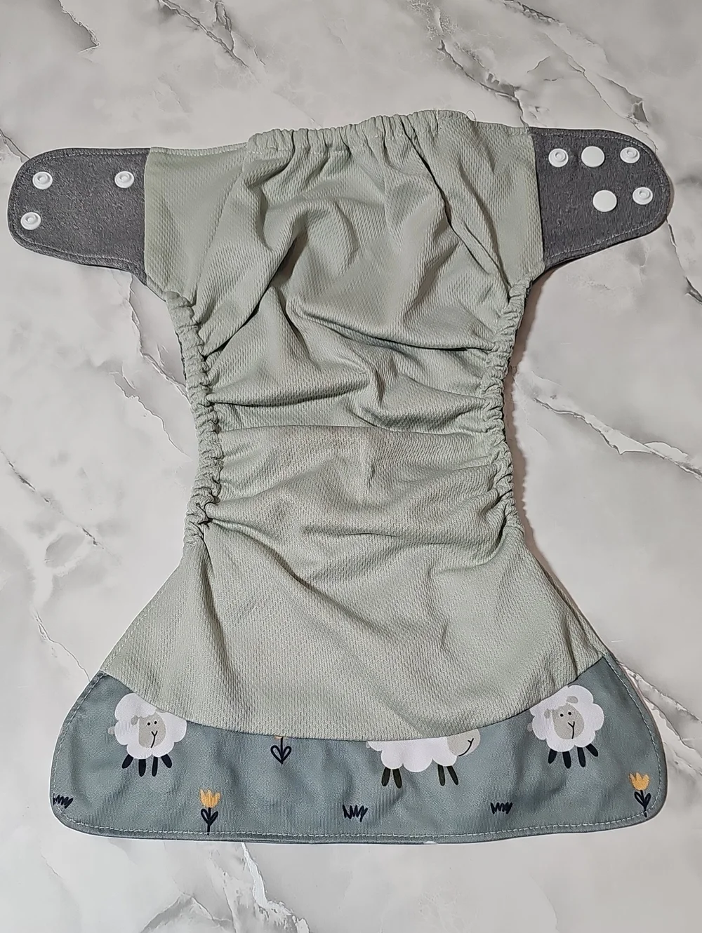Reusable Pocket Cloth Diaper Adjustable Snaps